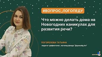 Что можно делать дома на Новогодних каникулах для развития речи?